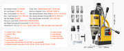Bild in Galerie-Viewer laden, Amocart Magnetic Drill Boring Diameter Portable Electric Mag Drill Press Drilling Machine Metal Surface Industrial Improvement