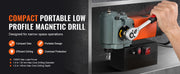 Load image into Gallery viewer, SucceBuy Magnetic Drill Press 1300W Low Profile Mag Drill Light Weight Portable Mag Drilling Machine with Cooling Device