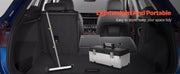 Load image into Gallery viewer, SucceBuy Magnetic Sweeper with Wheels 17 inch 10 lbs Load Capacity with Adjustable Handle, Pick Up Nails and Screws for Garages