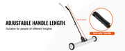 Bild in Galerie-Viewer laden, Amocart Rolling Magnetic Sweeper with Wheels Push-Type Magnetic Pick Up Sweeper Large Magnet Pickup Lawn Telescoping Sweeper