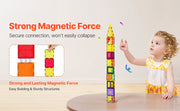 Load image into Gallery viewer, Amocart 56PCS Magnetic Tiles Magnet Building Blocks with 4 Dinosaurs Construction Stacking Stem Educational Toys for Kids