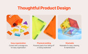 Load image into Gallery viewer, Amocart 56PCS Magnetic Tiles Magnet Building Blocks with 4 Dinosaurs Construction Stacking Stem Educational Toys for Kids