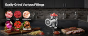 Bild in Galerie-Viewer laden, Amocart Manual Meat Grinder 304 Stainless Steel Hand Meat Grinder with Steel Table Clamp Meat Mincer Sausage Maker
