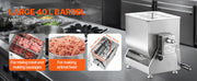 Charger l'image dans la visionneuse de galerie, Amocart Manual Meat Mixer 80L Tilt Tank Processing Equipment(Mixing Max 80LBS) Stainless Steel Mixer w/ Lid Handle Gear Reducer