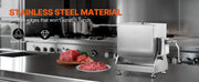 Charger l'image dans la visionneuse de galerie, Amocart Manual Meat Mixer 80L Tilt Tank Processing Equipment(Mixing Max 80LBS) Stainless Steel Mixer w/ Lid Handle Gear Reducer