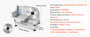 Charger l'image dans la visionneuse de galerie, Amocart 200W Meat Slicer 7.5" Electric Deli Slicer with 2 SUS420 Blades & 0-0.6" Adjustable Thickness for Frozen Meat Ham Steak
