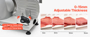 Load image into Gallery viewer, SucceBuy 6.7-10 inch Meat Slicer Electric Deli Slicer Machine with two SUS420 Blades Home Food-Slicer for Meat, Ham, Baguett