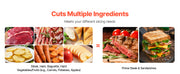 Load image into Gallery viewer, SucceBuy 6.7-10 inch Meat Slicer Electric Deli Slicer Machine with two SUS420 Blades Home Food-Slicer for Meat, Ham, Baguett