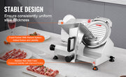 Charger l'image dans la visionneuse de galerie, Amocart Meat Slicer 8/10inch Carbon Steel Blade Electric Deli Food Slicer Adjustable Thickness Commercial Home Cut Meat Cheese