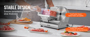 Load image into Gallery viewer, Amocart Meat Slicer Electric Deli Food Slicer SUS 420 Stainless Steel Blade and Blade Guard Adjustable Thickness for Home Use