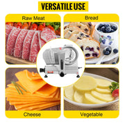 Charger l'image dans la visionneuse de galerie, Amocart Meat Slicer 200W/240W/320W/340W Electric Deli Food Slicer Adjustable Thickness for Commercial Home Use Cut Meat Cheese
