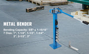 Charger l'image dans la visionneuse de galerie, Amocart YP-38 Floor Mounted Bender with 7 Dies Mutifunctional 44in Telescopic Rubber Handle Copper Steel Tube Bending Tool