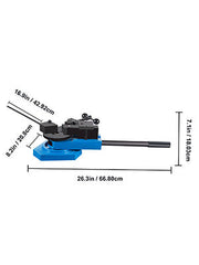 Load image into Gallery viewer, SucceBuy Universal Metal Bender SBG-40 Multifunction Spiral Steel Plate Round Square Flat Bar Bending Tool for Metal Production