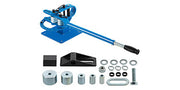 Bild in Galerie-Viewer laden, Amocart Pipe Bender YP-9Manual Bench Steel Tube Bending Kit with 7Dies 1-3inMultifonction Compact Flat Bar Rod Brake Bends Tool