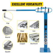 Charger l'image dans la visionneuse de galerie, Amocart YP-38 Floor Mounted Bender with 7 Dies Mutifunctional 44in Telescopic Rubber Handle Copper Steel Tube Bending Tool