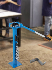 Charger l'image dans la visionneuse de galerie, Amocart YP-38 Floor Mounted Bender with 7 Dies Mutifunctional 44in Telescopic Rubber Handle Copper Steel Tube Bending Tool