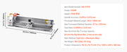 Charger l'image dans la visionneuse de galerie, Amocart 8.7 x 39 in Bench Power Metal Lathe Automatic Feed Variable Speed 1250W Brushless Motor for Processing Precision Parts