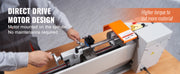 Charger l'image dans la visionneuse de galerie, Amocart 8.7 x 39 in Bench Power Metal Lathe Automatic Feed Variable Speed 1250W Brushless Motor for Processing Precision Parts