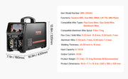 Load image into Gallery viewer, Amocart 5-in-1 MIG Welder 200Amp Pluse Mig Welding Machine Gas MIG/Flux Core MIG/Stick/Lift TIG/AU TIG with LCD Screen Display