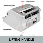 Load image into Gallery viewer, Amocart 1000Pcs/Min Money Counter Business Cash Register Euros Bills Fake Banknote Detector by UV & MG Function for Banks Shops