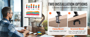 Bild in Galerie-Viewer laden, Amocart Single/ Dual/ Triple Monitor Mount for Screens Gas Spring Monitor Arm Desk Mount with C-Clamp and Grommet Mounting Base