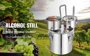 Load image into Gallery viewer, 12L 20L 30L 50L Alcohol Brewing Distiller DIY Moonshine Apparatus Stainless Steel Still Whisky Brandy Home Appliance