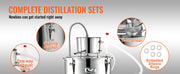 Load image into Gallery viewer, Amocart 30/50L Stainless Steel Alcohol Distiller Alcohol Still Essential Oil Brewing DIY Whisky Wine Brandy Distillery Home Use