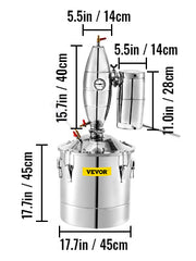 Load image into Gallery viewer, Amocart 20L-70L Alcohol Distiller Machine Beer Brewing Equipment DIY Wine Moonshine Apparatus Dispenser Kit Home Appliance