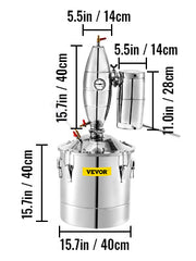 Load image into Gallery viewer, Amocart 20L-70L Alcohol Distiller Machine Beer Brewing Equipment DIY Wine Moonshine Apparatus Dispenser Kit Home Appliance