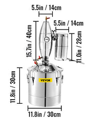Load image into Gallery viewer, Amocart 20L-70L Alcohol Distiller Machine Beer Brewing Equipment DIY Wine Moonshine Apparatus Dispenser Kit Home Appliance