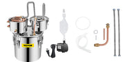 Load image into Gallery viewer, Amocart 12L 20L 30L 50L Alcohol Brewing Distiller DIY Moonshine Apparatus Stainless Steel Still Whisky Beer Brandy Home Use