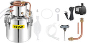 Charger l'image dans la visionneuse de galerie, Amocart 3 5 8 13 Gal Alcohol Still Stainless Steel Alcohol Distiller Copper Tube Home Brewing Kit for DIY Whisky Wine