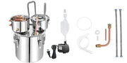 Load image into Gallery viewer, 12L 20L 30L 50L Alcohol Brewing Distiller DIY Moonshine Apparatus Stainless Steel Still Whisky Brandy Home Appliance