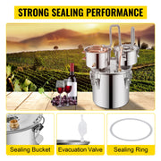Load image into Gallery viewer, 12L 20L 30L 50L Alcohol Brewing Distiller DIY Moonshine Apparatus Stainless Steel Still Whisky Brandy Home Appliance