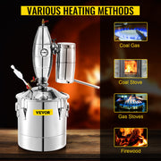 Load image into Gallery viewer, Amocart 20L-70L Alcohol Distiller Machine Beer Brewing Equipment DIY Wine Moonshine Apparatus Dispenser Kit Home Appliance