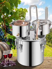 Load image into Gallery viewer, 12L 20L 30L 50L Alcohol Brewing Distiller DIY Moonshine Apparatus Stainless Steel Still Whisky Brandy Home Appliance