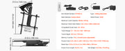 Charger l'image dans la visionneuse de galerie, Amocart Motorized TV Wall Mount for 32 to 55/65/70 Inch Adjustable TV Mount Bracket w/ Max VESA 24 x 16/24 in Up to 88-132 lbs