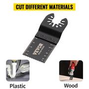 Load image into Gallery viewer, SucceBuy 100PCS Oscillating Saw Blades Quick Release Multitool Blades Kit HCS Tool Blades Cut Cutter for Wood Plastic Metal Nail