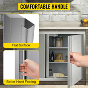 Load image into Gallery viewer, Amocart Stainless Steel BBQ Cabinet Access Door W/ Recessed Handle for Indoor/Outdoor Kitchen BBQ Island Kitchen Sink Fireplace