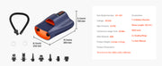 Load image into Gallery viewer, Amocart Paddle Board Pump 20/22/40 PSI High-Pressure Dual-Stage Inflation & Deflation Air Pump for Inflatable Paddle Boards