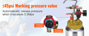Load image into Gallery viewer, Amocart 2L/0.5gal Spray Paint Pressure Pot Tank Lightweight Air Paint Pressure Pot 1.8mm Nozzle Spray Paint Gun 3m Hoses