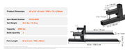 Load image into Gallery viewer, SucceBuy 43" Clamp on Pallet Forks 2000lbs Tractor Bucket Forks Heavy Duty Pallet Forks for Tractor Attachment Skid Steer