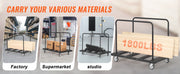 Load image into Gallery viewer, Amocart Heavy Duty Panel Slab Dolly Terrain Moving Cart Pneumatic Wheels Adjustable Clamp for Drywall Sheet Material Handling