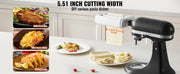 Load image into Gallery viewer, Amocart Pasta Attachment for KitchenAid Stand Mixer 3-IN-1 Stainless Steel Pasta Roller Cutter Set Including Pasta Sheet Roller