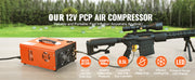 Load image into Gallery viewer, SucceBuy PCP Air Compressor 4500PSI Portable PCP Airgun Compressor Auto-Stop Oil Free Pump for Air Rifle Scuba Diving Bottle
