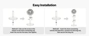 Load image into Gallery viewer, Amocart 7in/9in/18in Pedestal Fan with DC Motor Remote Control 9/12 Speeds & 3/4 Modes Adjustable Height for Home Living Room