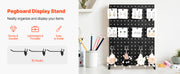 Load image into Gallery viewer, Amocart Pegboard Display Stand 17x13 in Tabletop Pegboard Display Stand Thickened Cold-Rolled Steel Peg Board Panel for Grocery