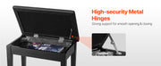 Load image into Gallery viewer, SucceBuy Piano Use Chair, Piano Bench with High-Density Padded Cushion & Storage Compartment Wooden Piano Bookcase Stool Seat