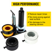 Load image into Gallery viewer, Amocart Carrier & Pinion Bearing Puller Compatible with Dana 30,40,50,60,70, 80, Ford 9/10.25" Tool with 3 45# Steel Clamshells