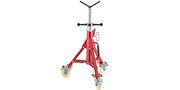 Load image into Gallery viewer, Amocart Pipe Holding Stand Folding Tripod Jack 3 Types Heights 12in Pipeworking Supporting Clamped Tool with Roller Head